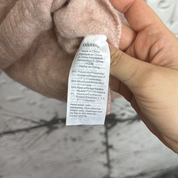 Madewell Blush wool alpaca blend Knit Sweater - Picture 3 of 4